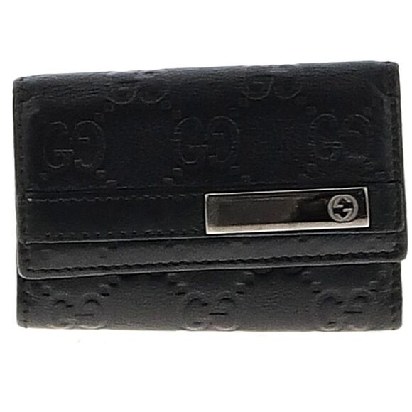 Gucci black leather key holder - Picture 1 of 10